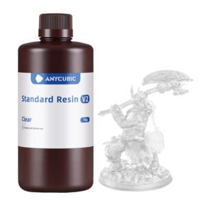 SBZ2CL-105B Anycubic-Standard-Resin-V2-Clear wr 01a Anycubic Standard Resin V2 - Clear