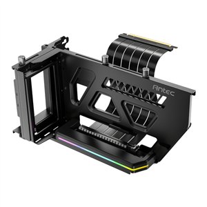 Antec SHIFT ARGB Vertical GPU Bracket with PCIe 4.0 Riser Cable - Black