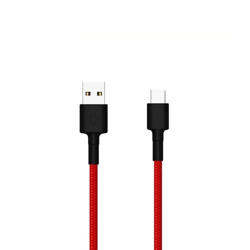 SJV4110GL wr 01 Xiaomi USB Type-C Braided 1m Cable - Red