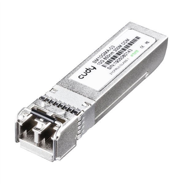 SM10GMA-03 Cudy-SM10GMA-03-SFP-10Gbps-LC-MMF-300M-Module wr 01a Cudy SM10GMA-03 SFP+ 10Gbps LC MMF 300M Module