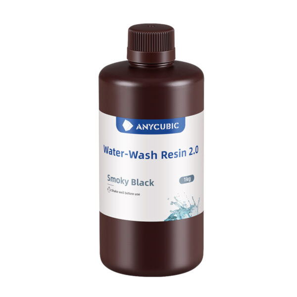 Anycubic Water Wash Resin 2.0 – Smoky Black