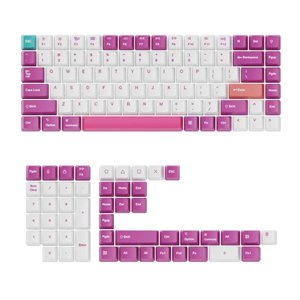 T4 wr 01 Keychron OEM Dye-Sub PBT Full Set Keycap Set - Unicorn