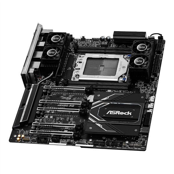 TRX50WS wr 04a ASRock TRX50 WS AMD TR5 EATX Gaming Motherboard