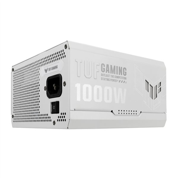 TUF-GAMING-1000G-WHITE Asus-TUF-Gaming-1000W-80-PLUS-Gold-ATX-Modular-Power-Supply-White wr 04a Asus TUF Gaming 1000W 80 PLUS Gold ATX Modular Power Supply - White
