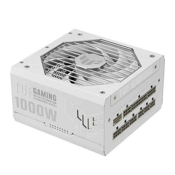 TUF-GAMING-1000G-WHITE Asus-TUF-Gaming-1000W-80-PLUS-Gold-ATX-Modular-Power-Supply-White wr 06a Asus TUF Gaming 1000W 80 PLUS Gold ATX Modular Power Supply - White
