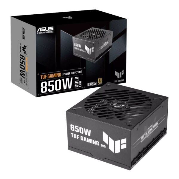 TUF-GAMING-850G-EVO ASUS PSU TUF GAMING EVO 850W GOLD MOD wr 01 ASUS TUF Gaming EVO 850W 80 PLUS Gold Modular Power Supply