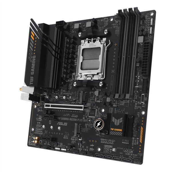 TUFGAMINGA620M-PLUSWIFI Asus-TUF-Gaming-A620M-PLUS-AM5-WIFI-M-ATX-Motherboard wr 04a Asus TUF Gaming A620M-PLUS AM5 WIFI M-ATX Motherboard