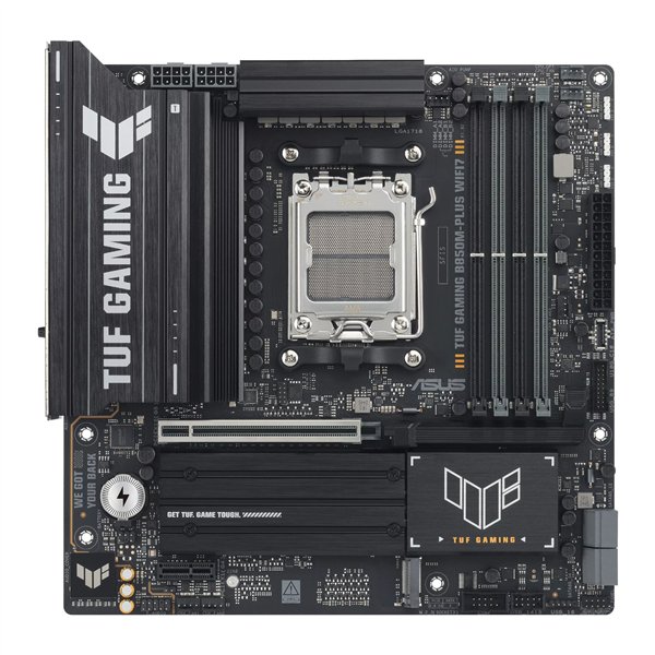 TUFGAMINGB850MPLUSWIFI7 ASUS-TUF-Gaming-B850M-Plus-WIFI-AMD-AM5-M-ATX-Gaming-Motherboard wr 02a ASUS TUF Gaming B850M-Plus WIFI AMD AM5 M-ATX Gaming Motherboard