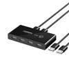 UGREEN USB 2.0 4-Port Switch Box, with 1.5m USB Cables