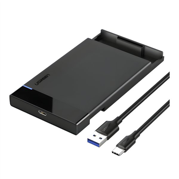 US221-50743 UGREEN-2.5-INCH-HDD-ENCLOSURE-TYPE-C wr 03 UGREEN USB Type-C 2.5" SATA III External Hard Drive Enclosure