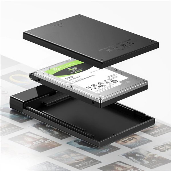 US221-50743 UGREEN-2.5-INCH-HDD-ENCLOSURE-TYPE-C wr 04 UGREEN USB Type-C 2.5" SATA III External Hard Drive Enclosure