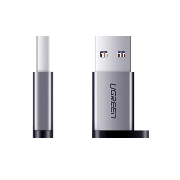 US276-wr-02 UGREEN USB 3.0 Male to Type-C 3.1 Female Adapter, Data Transfer and Charging