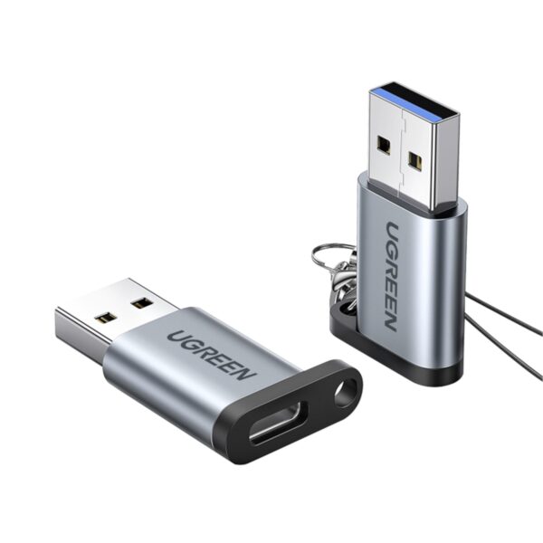 US276-wr-03 UGREEN USB 3.0 Male to Type-C 3.1 Female Adapter, Data Transfer and Charging