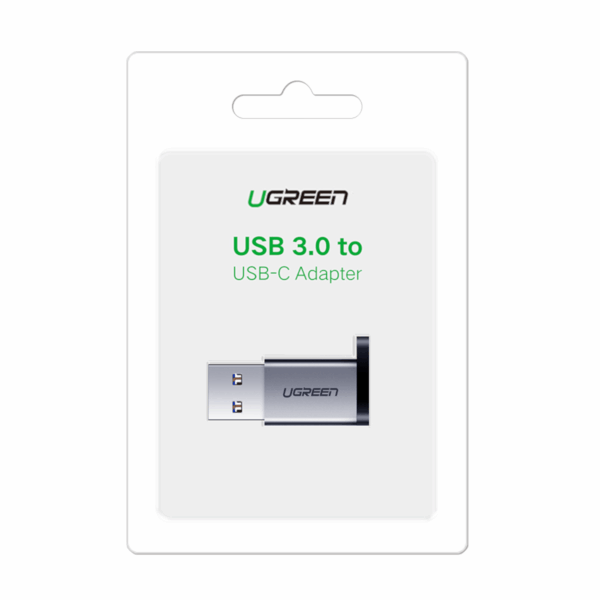 US276-wr-04 UGREEN USB 3.0 Male to Type-C 3.1 Female Adapter, Data Transfer and Charging