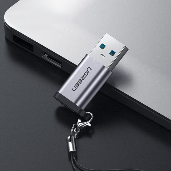 US276-wr-05 UGREEN USB 3.0 Male to Type-C 3.1 Female Adapter, Data Transfer and Charging