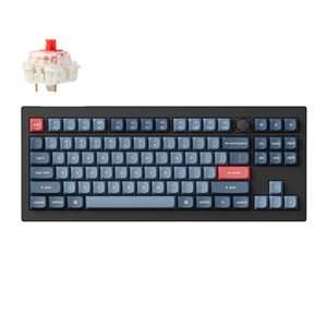 V3M-D1 Keychron-V3-Max-QMK-VIA-80-Wireless-Custom-Mechanical-Keyboard-Red-Switch-–-Carbon-Black wr 01a Keychron V3 Max QMK/VIA 80% Wireless Custom Mechanical Keyboard (Red Switch) – Carbon Black