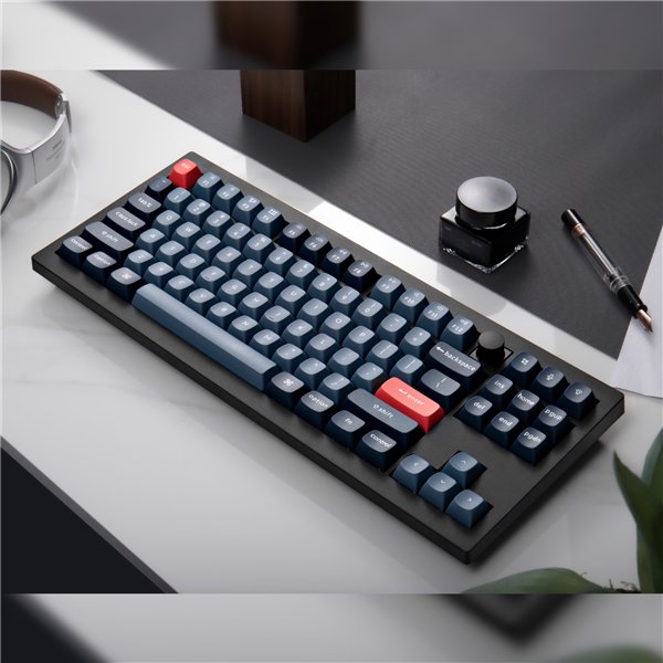 Keychron V3 Max QMK/VIA 80% Wireless Custom Mechanical Keyboard (Red Switch) – Carbon Black