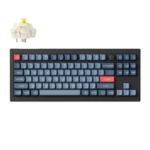 Keychron V3 Max QMK/VIA 80% Wireless Custom Mechanical Keyboard (Banana Switch) – Carbon Black