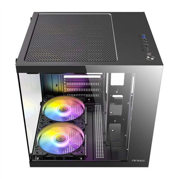 Antec VCX10M ARGB Micro-ATX | ITX Mini-Tower Gaming Chassis - Black
