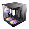 Antec VCX10M ARGB Micro-ATX | ITX Mini-Tower Gaming Chassis - Black