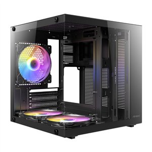 Antec VCX10M RGB Micro-ATX | ITX Mini -Tower Gaming Chassis - Black