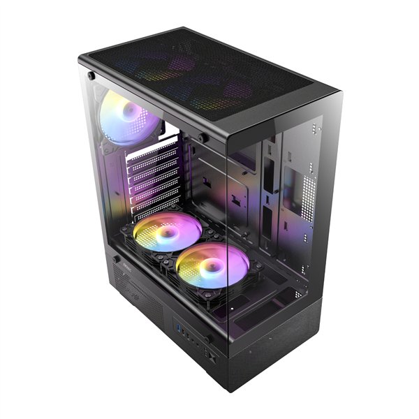 VCX300-ARGB Antec-VCX300-ARGB-ATX-Gaming-Chassis wr 05a Antec VCX300 ARGB ATX Gaming Chassis