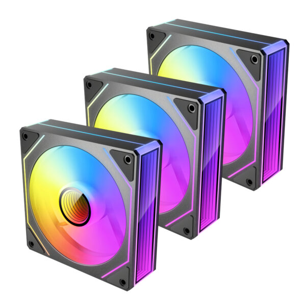 VISION-120R-3PK Antec-VISION-PWM-120mm-ARGB-Infinity-Mirror-Reverse-Case-Fan-3-Pack-Black wr 02 Antec VISION PWM 120mm ARGB Reverse Infinity Mirror Case Fan 3 Pack Black