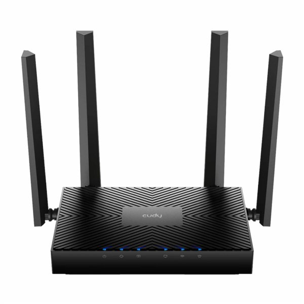 Cudy AX3000 5-Port Gigabit Dual-Band Wi-Fi 6 Mesh Router – Black