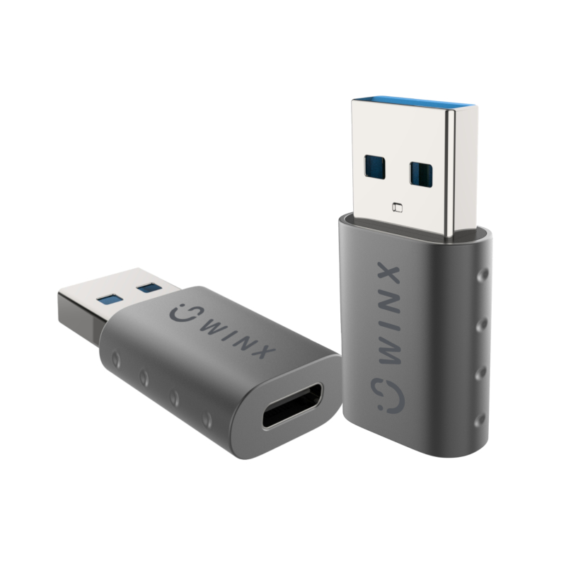 WX-AD104 wr 03 WINX LINK Simple USB to Type-C Adapter Dual Pack