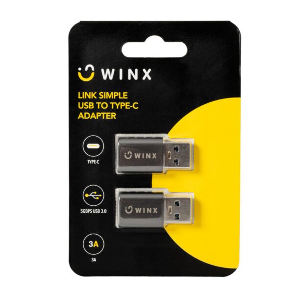 WX-AD104 wr 06b WINX LINK Simple USB to Type-C Adapter Dual Pack