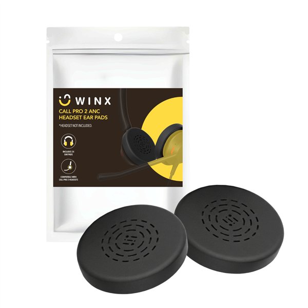 WX-HSEC01 WINX-Call-Pro-2-ANC-Headset-Ear-Pads-Black wr 01a WINX CALL Pro 2 ANC Ear Cub Replacements