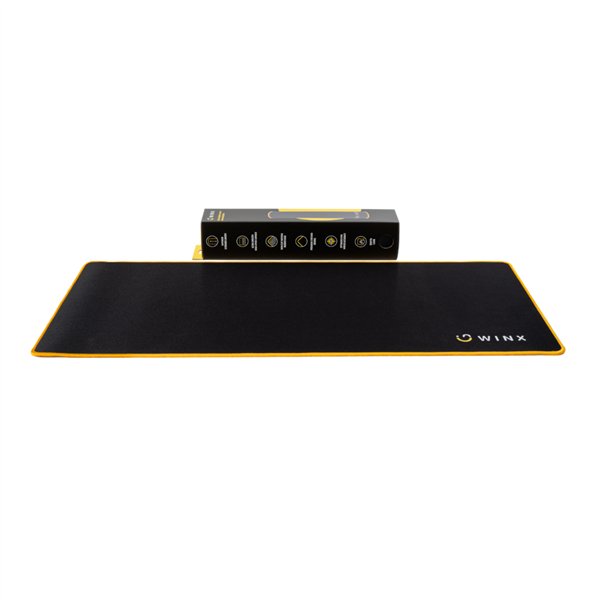WX-MP103 wr 02 WINX GLIDE Black Extra Large Mouse Pad