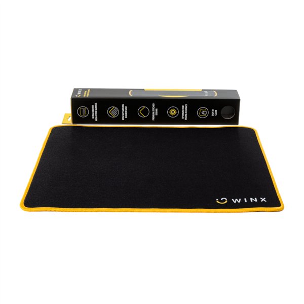 WX-MP104 wr 02 WINX GLIDE Black Medium Mouse Pad