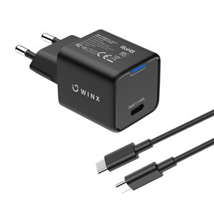 WX-WC104 WINX-POWER-Fast-Type-C-35W-GaN-Wall-Charger-Black wr 01a WINX POWER Fast Type-C 35W GaN Wall Charger
