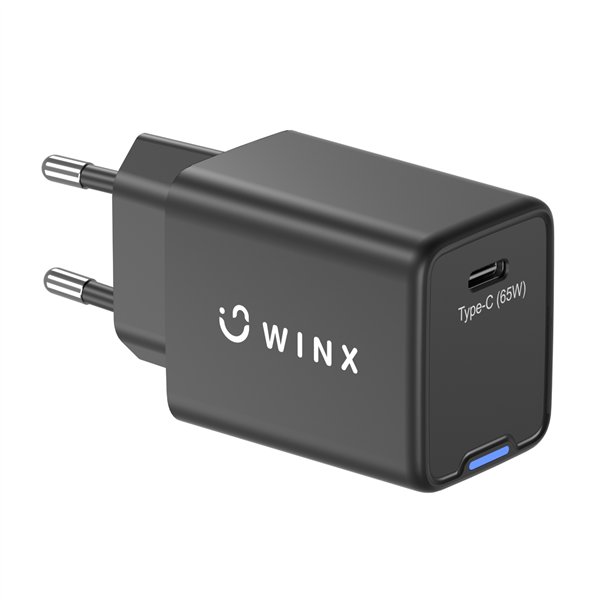 WX-WC105 WINX-POWER-Pro-Type-C-65W-GaN-Wall-Charger-Black wr 01 WINX POWER Pro Type-C 65W GaN Wall Charger