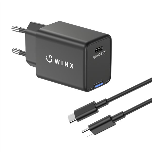 WX-WC105 WINX-POWER-Pro-Type-C-65W-GaN-Wall-Charger-Black wr 01a WINX POWER Pro Type-C 65W GaN Wall Charger