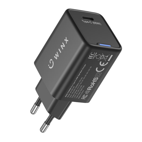 WX-WC105 WINX-POWER-Pro-Type-C-65W-GaN-Wall-Charger-Black wr 02 WINX POWER Pro Type-C 65W GaN Wall Charger