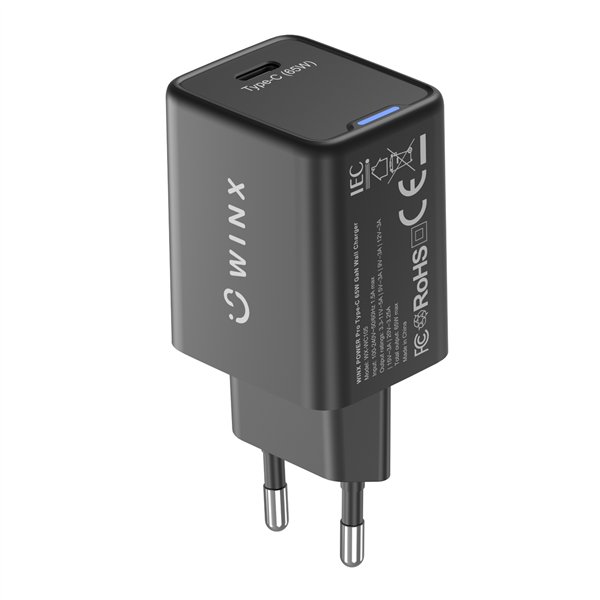 WX-WC105 WINX-POWER-Pro-Type-C-65W-GaN-Wall-Charger-Black wr 03 WINX POWER Pro Type-C 65W GaN Wall Charger