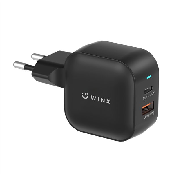 WX-WC107 WINX-POWER-More-35W-GaN-Wall-Charger-Black wr 01 WINX POWER More 35W GaN Wall Charger