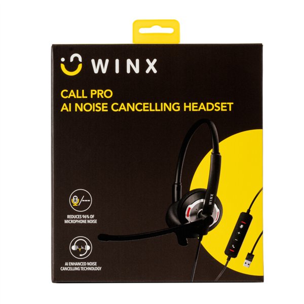 WX HS108 wr 09 WINX CALL Pro AI Noise Cancelling Mic Headset