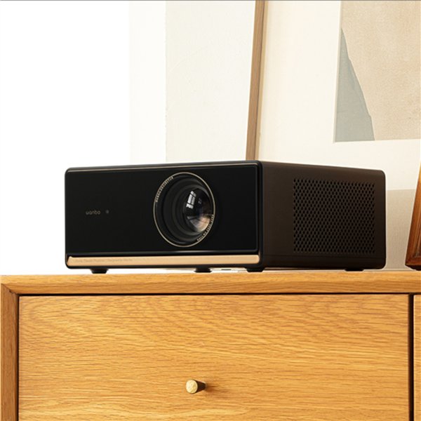 WANBO X5 Pro Full HD Smart Projector (1080p, 1100 ANSI Lumens, Android TV, ASA 3.0, 5GHz Wi-Fi, Autofocus)