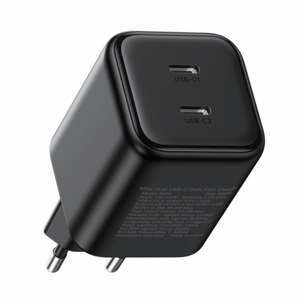 X526-65058 UGreen Charger USB Type-C GaN Fast 45W E wr 04 UGreen Charger USB Type-C GaN Fast 45W EU