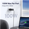 X773-65620B UGreen GaN X100 5-Port 100W Fast Charger wr 03 UGreen GaN X100 5-Port 100W Fast Charger