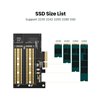 UGREEN CM302 M.2 M/B-Key to PCI-E 3.0 Expansion Card