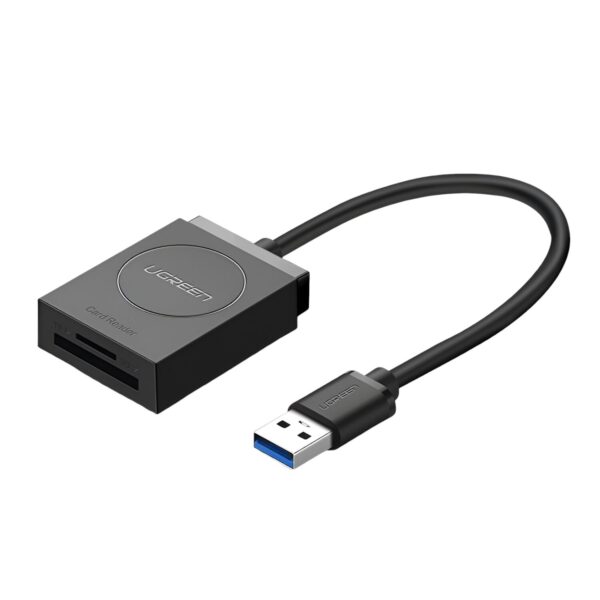 Cr127-2050-wr-02 UGREEN USB 3.0 Dual Slot Card Reader for SD/TF Cards – 5Gbps Data Transfer
