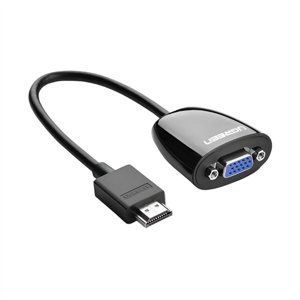 Mm105-40253-wr-01 UGREEN HDMI to VGA Converter, 1080p Video Adapter - Black