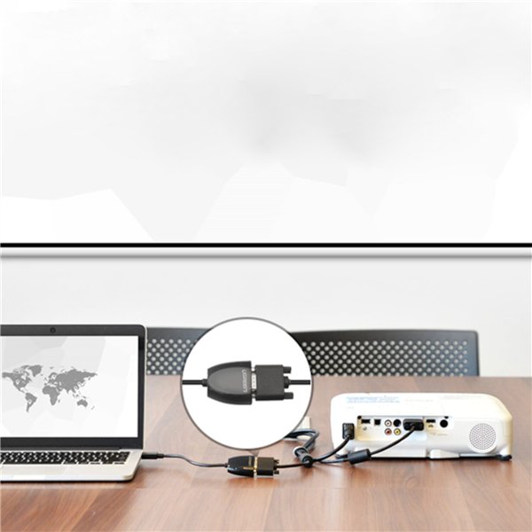 Mm105-40253-wr-04 UGREEN HDMI to VGA Converter, 1080p Video Adapter - Black