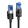 Nw153-wr-02 UGREEN Cat8 Nylon Braided Ethernet Cable - 40Gbps with Modular Plugs - 1m