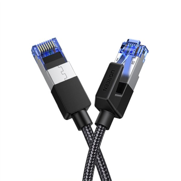 Nw153-wr-03 UGREEN Cat8 Nylon Braided Ethernet Cable - 40Gbps with Modular Plugs - 1m