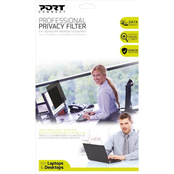 Privacyfilter generic Port Connect 2D 4/3 Professional Privacy Filter 13.3"